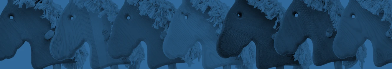 Fondo caballos azules